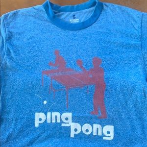 Fun men’s ping pong shirt
